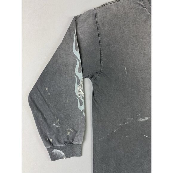 Rare Vintage Y2K Orange County Choppers New York Flames Faded Longsleeve XL Tee - Picture 10 of 15